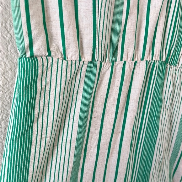 Lily Rose size M Green Striped Dress - Picture 7 of 10